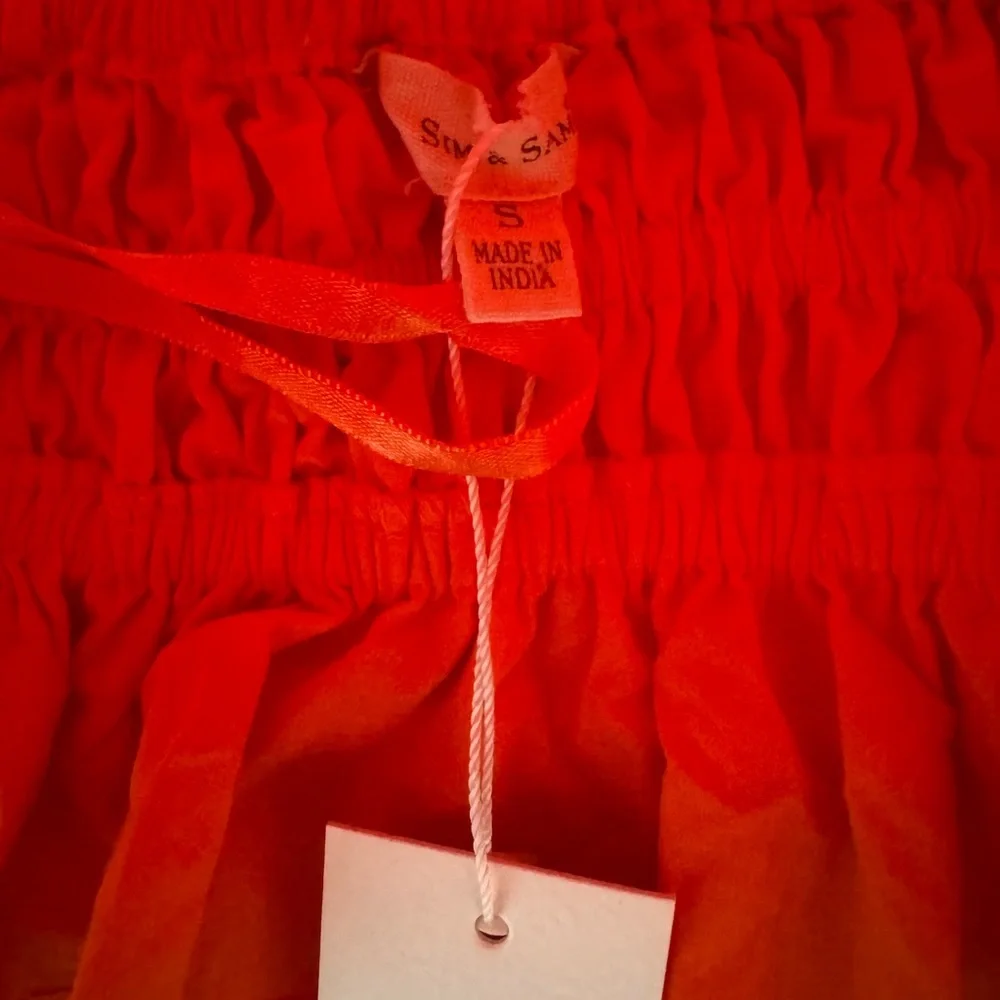 Orange Ruffle Top - Picture 5 of 5